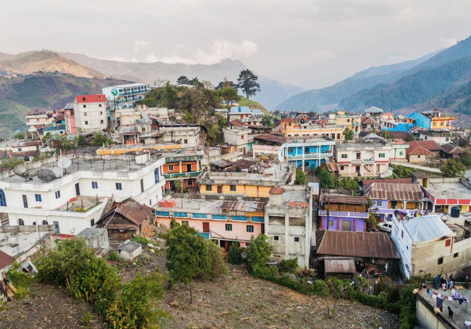 Image of slums on a hill top