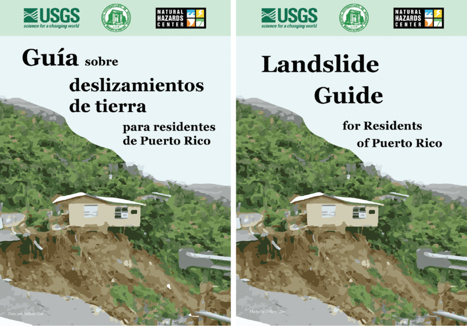 Front cover the Landslide Guide for Puerto rico